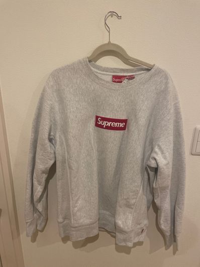 Supreme Box Logo Crewneck Sweatshirt "Ash Grey" (18FW)