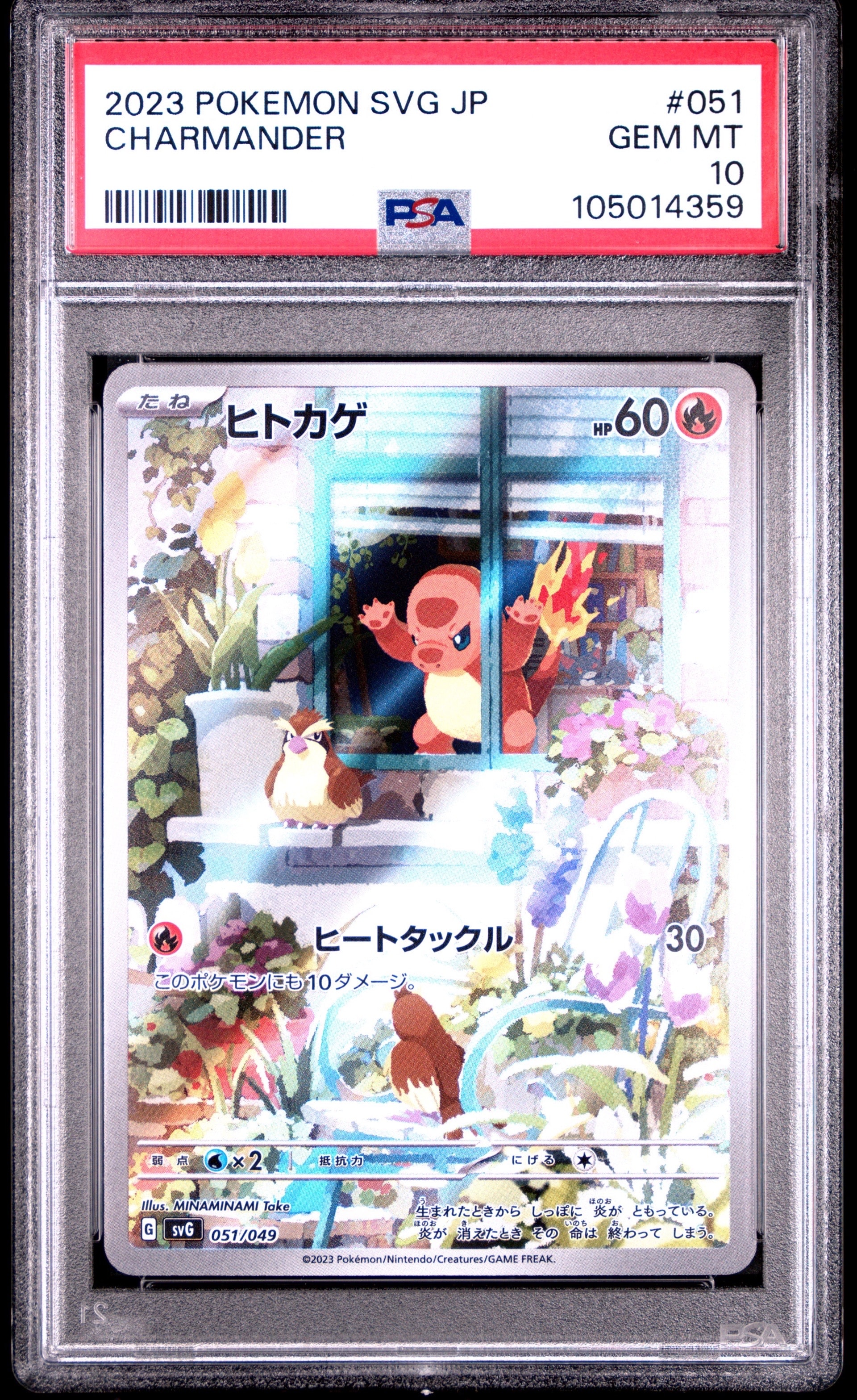 ヒトカゲ :フルイラスト [SVG 051/049](スペシャルデッキセットex「フシギバナ・リザードン・カメックス」)