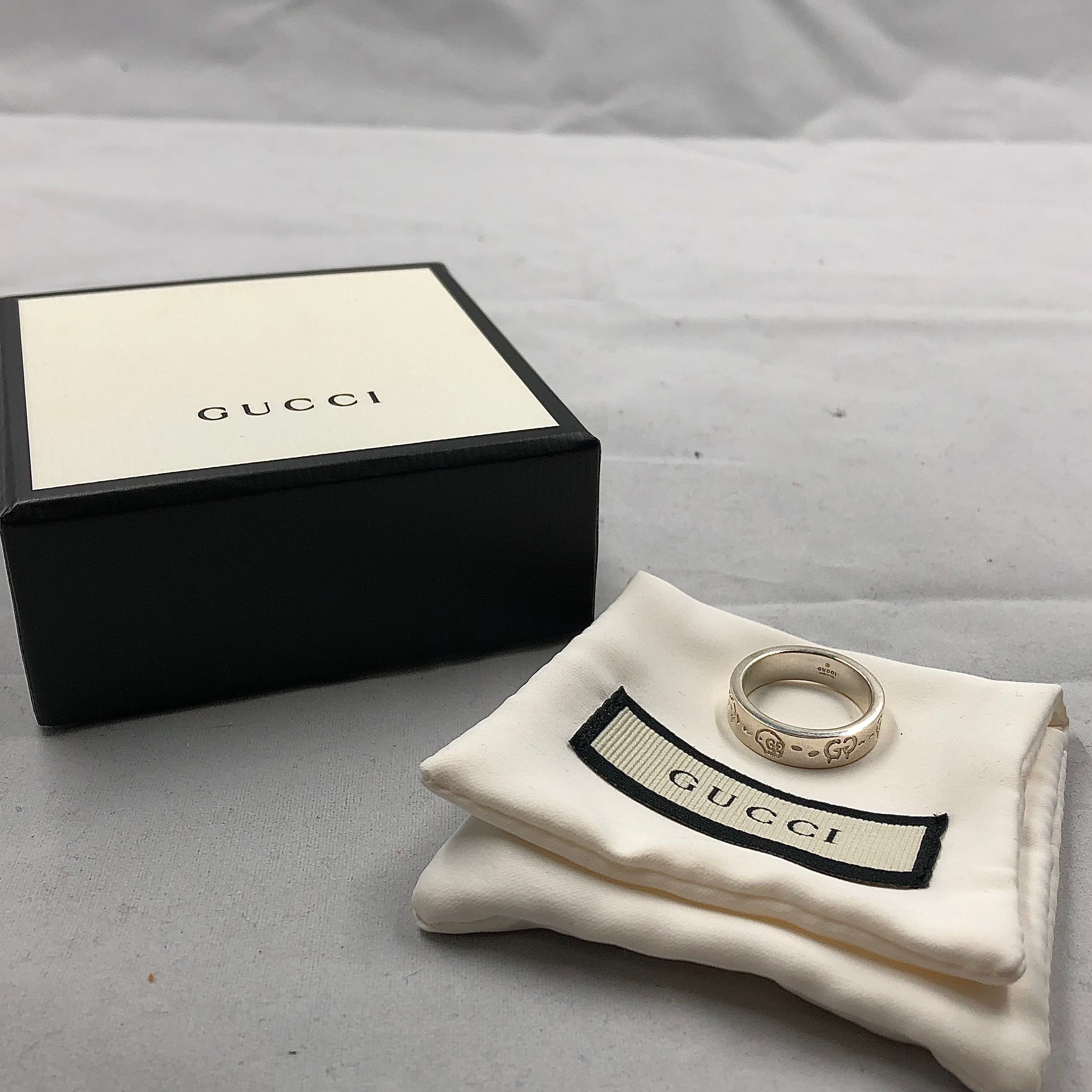 GUCCI Guccighost Ring In Silver