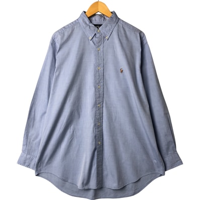 古着 ラルフローレン Ralph Lauren YARMOUTH 長袖 ボタンダウンシャツ メンズL相当/eaa509387