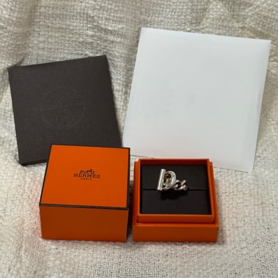 Hermes Croisette Ring PM "Silver"