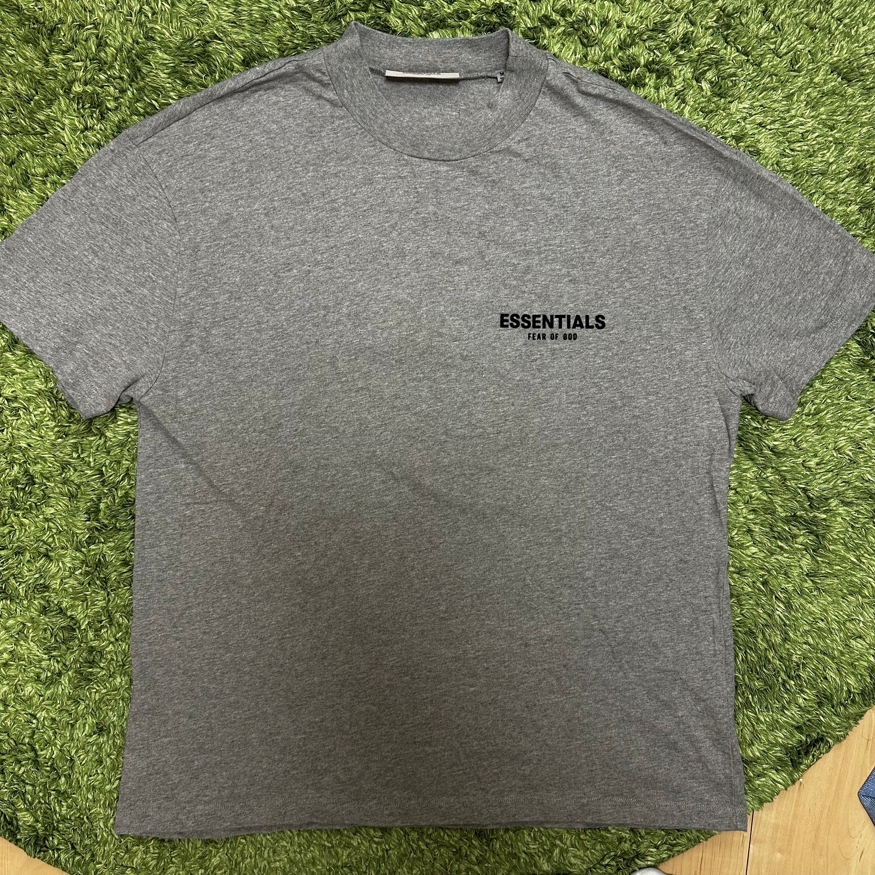 フィアオブゴッド エッセンシャルズ Tシャツ "ダーク オートミール"