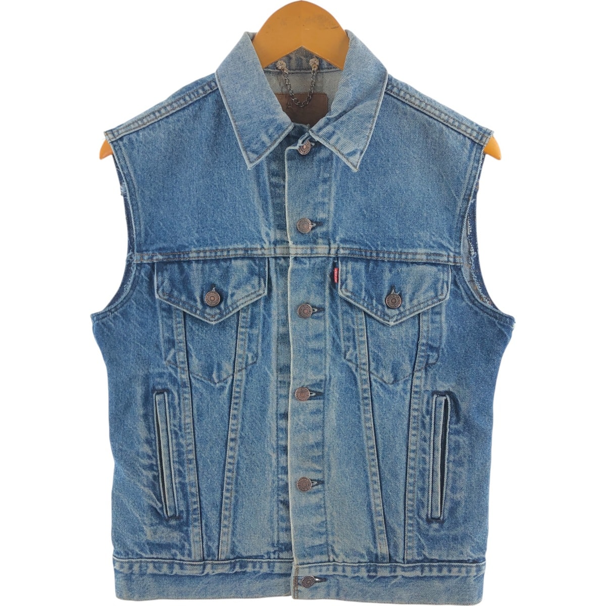 古着 80年代 リーバイス Levi's デニムベスト USA製 メンズM相当 ヴィンテージ/eaa525872