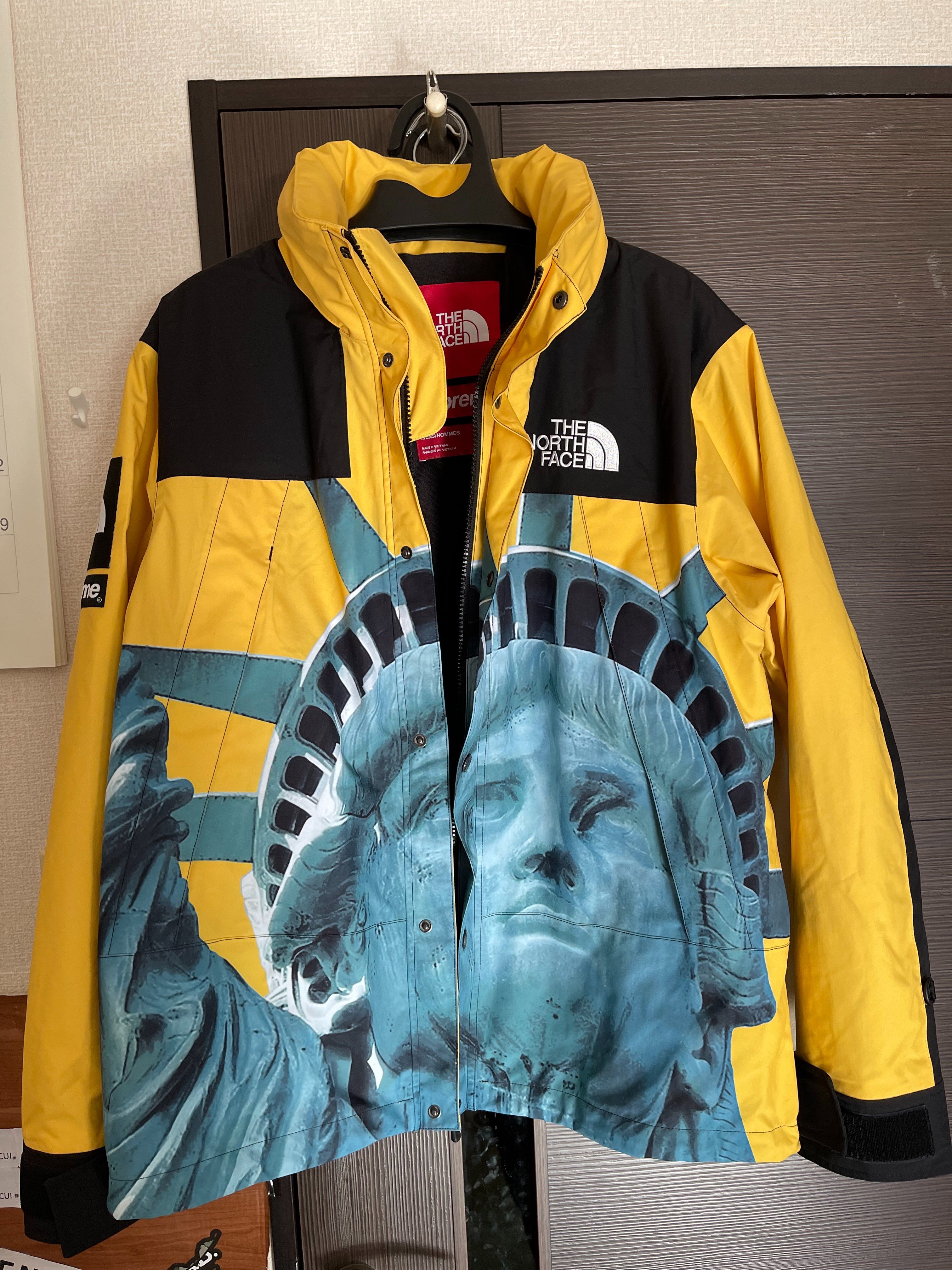 Supreme x The North Face Statue of Liberty Mountain Jacket "Yellow"