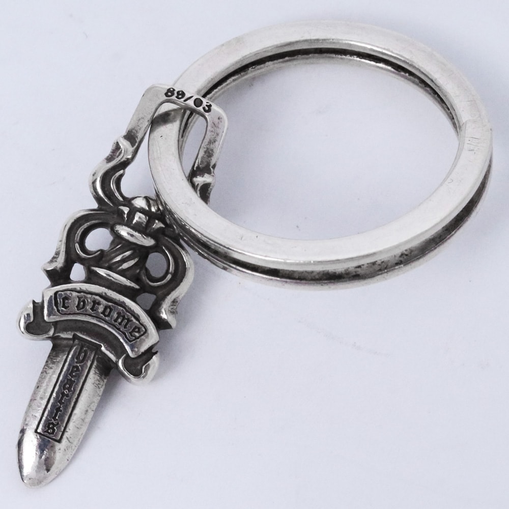 Chrome Hearts #5 Dagger Key Ring "Silver"