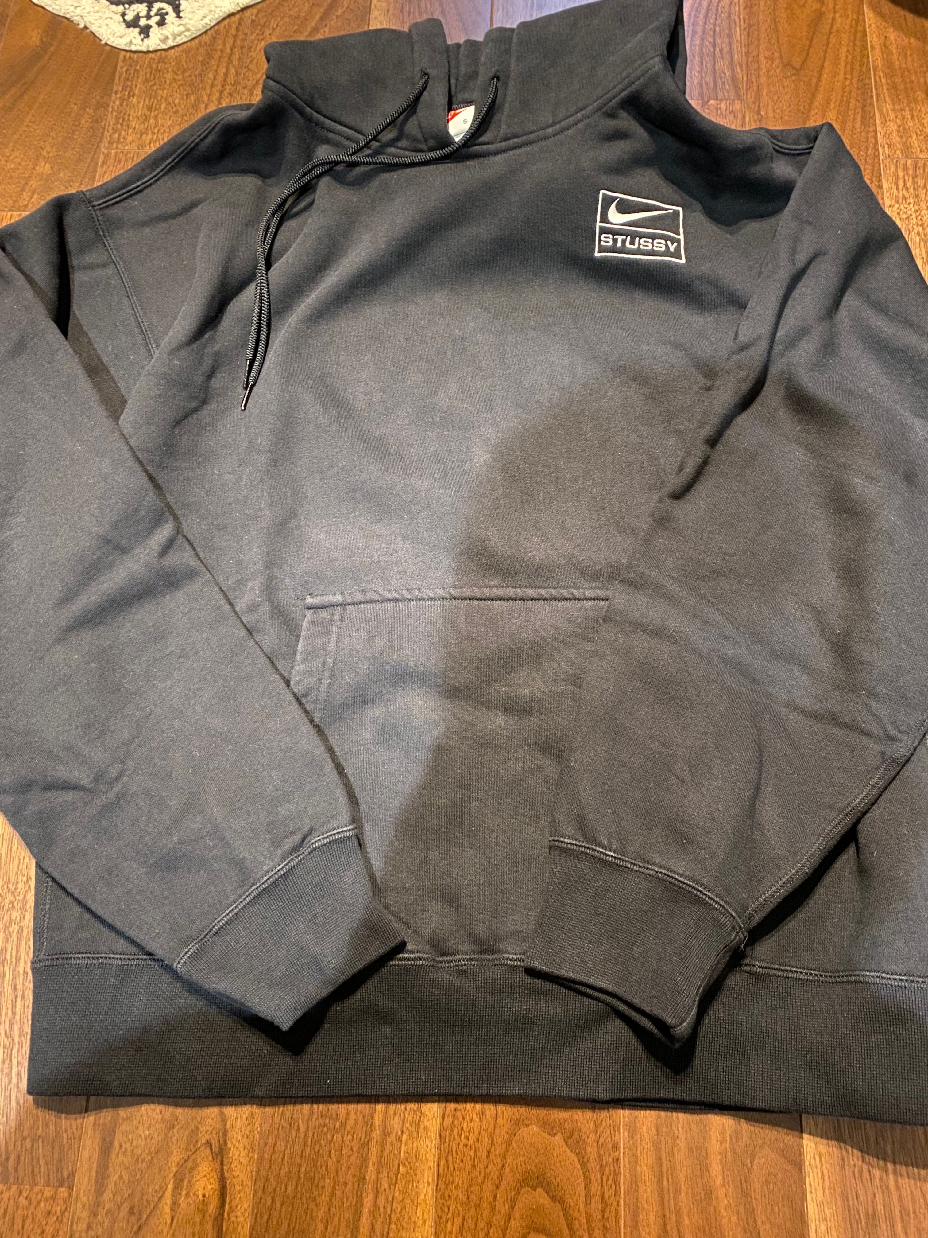 Stussy × Nike NRG Washed Hoodie (US Size) "Black" DN4028-010