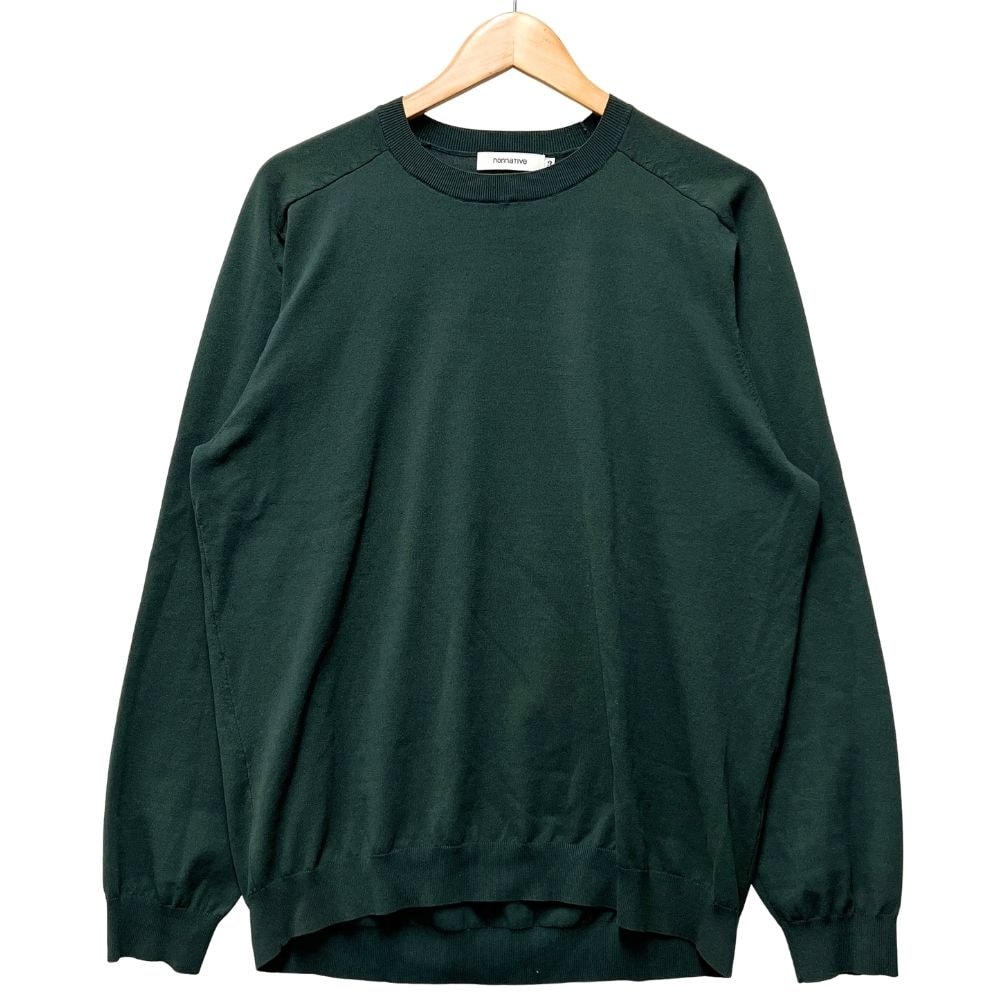 NONNATIVE ノンネイティブ 24SS NN-K4401 DWELLER L/S SWEATER C/P YARN 薄手 ニットセーター 56468