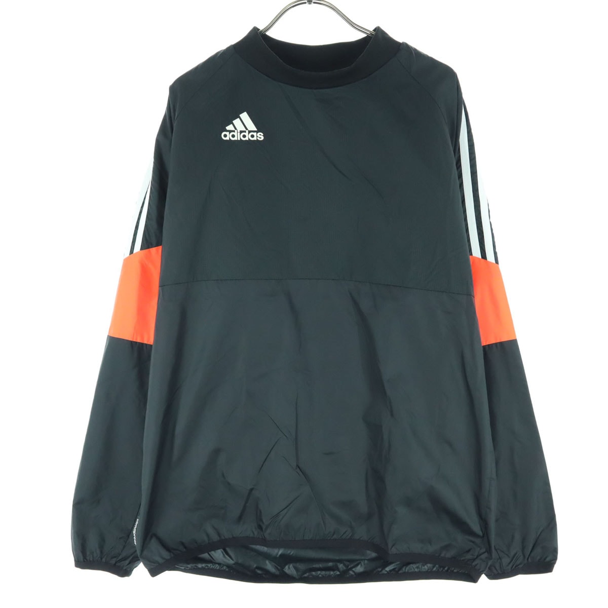 adidas アディダス 長袖 プルオーバー ナイロンジャケット M ブラック