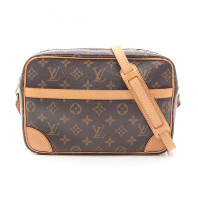 ルイ・ヴィトン LOUIS VUITTON トロカデロ27 ショルダーバッグ バッグ PVCコーティングキャンバス レザー モノグラム レディース ブラウン系 M51274 【中古】