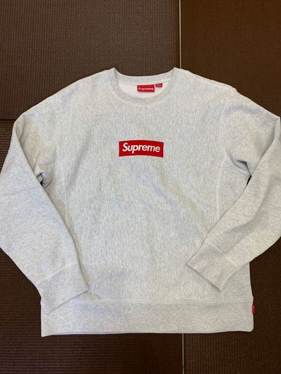 Supreme Box Logo Crewneck Sweatshirt "Ash Grey" (18FW)