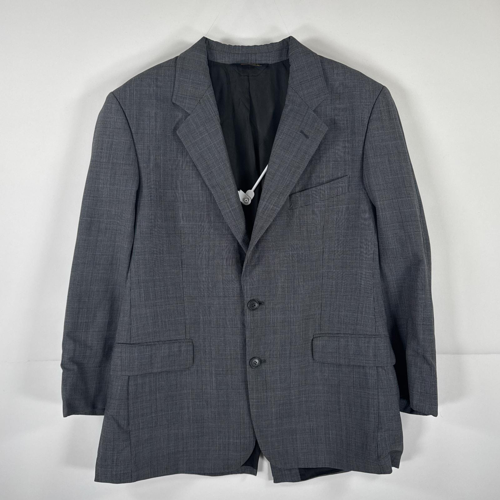 古着 ブルックスブラザーズ Brooks Brothers テーラードジャケット ブレザー スーツ 39s グレー チェック メンズ