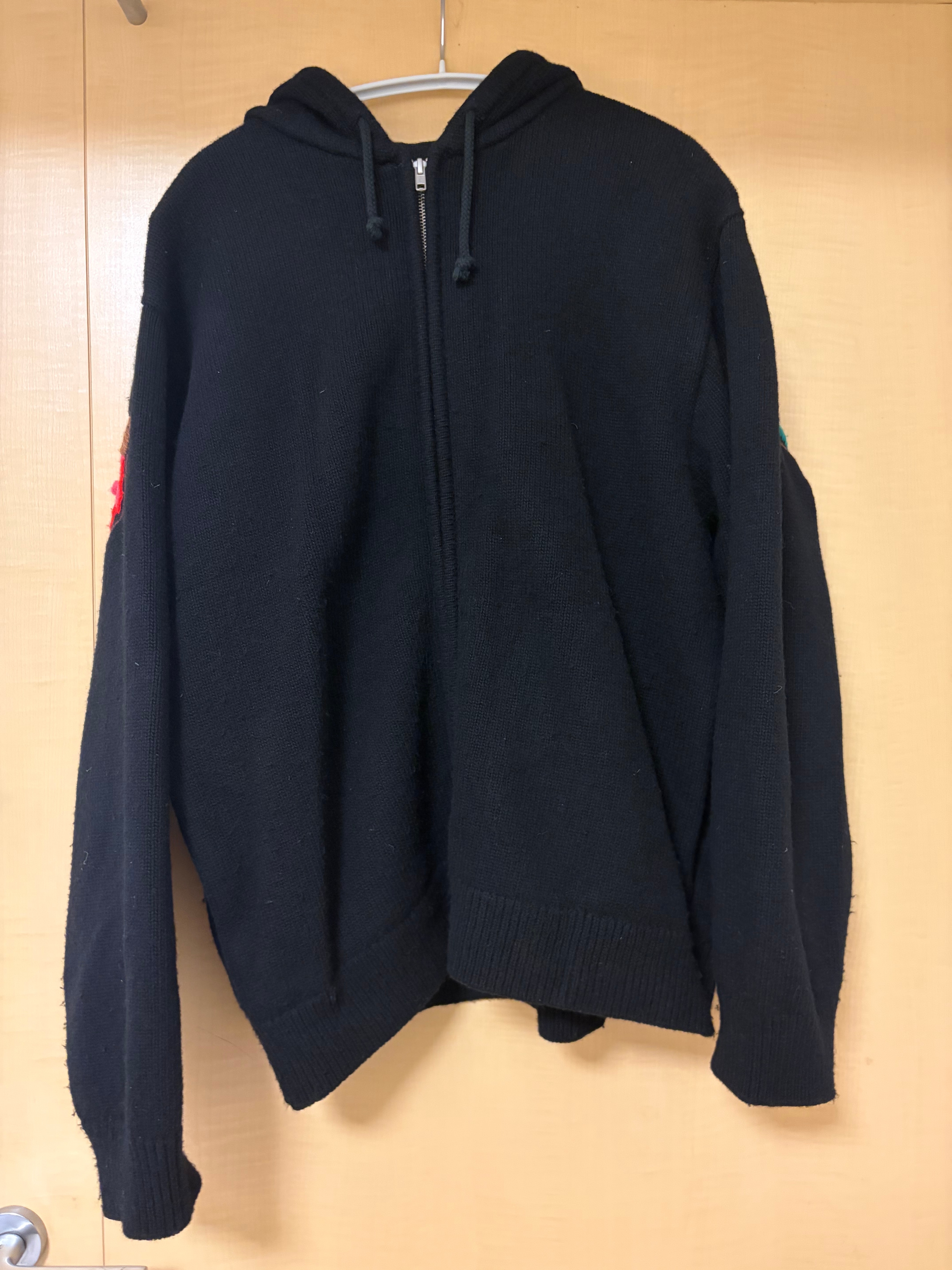 Supreme Last Supper Embroidered Zip Up Hooded Sweater "Black"