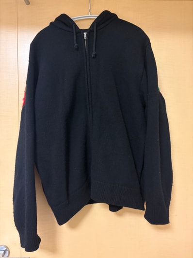 Supreme Last Supper Embroidered Zip Up Hooded Sweater "Black"