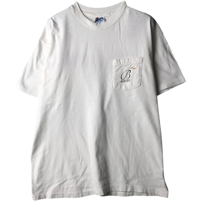 古着 90年代 ヘインズ Hanes Blackstone Restaurant & Brewery アドバタイジングTシャツ USA製 メンズL相当 ヴィンテージ/eaa640845
