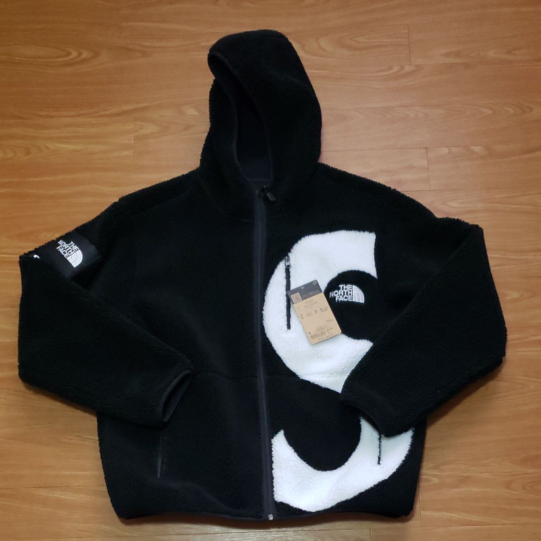 Supreme x The North Face S Logo Hooded Fleece Jacket "Black"