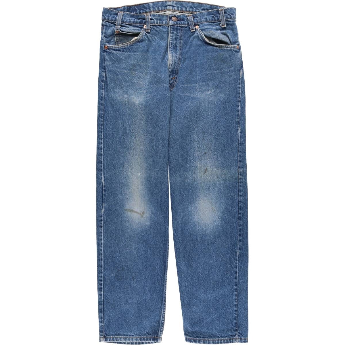 古着 90年代 リーバイス Levi's 20505-0217 オレンジタブ テーパードデニムパンツ USA製 メンズw32相当 ヴィンテージ/eaa553624