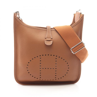 エルメス HERMES エヴリン 3 トロワ PM ゴールド ショルダーバッグ バッグ トリヨンクレマンス トリヨンクレマンス K刻印(2025年製造) レディース ブラウン系 【中古】