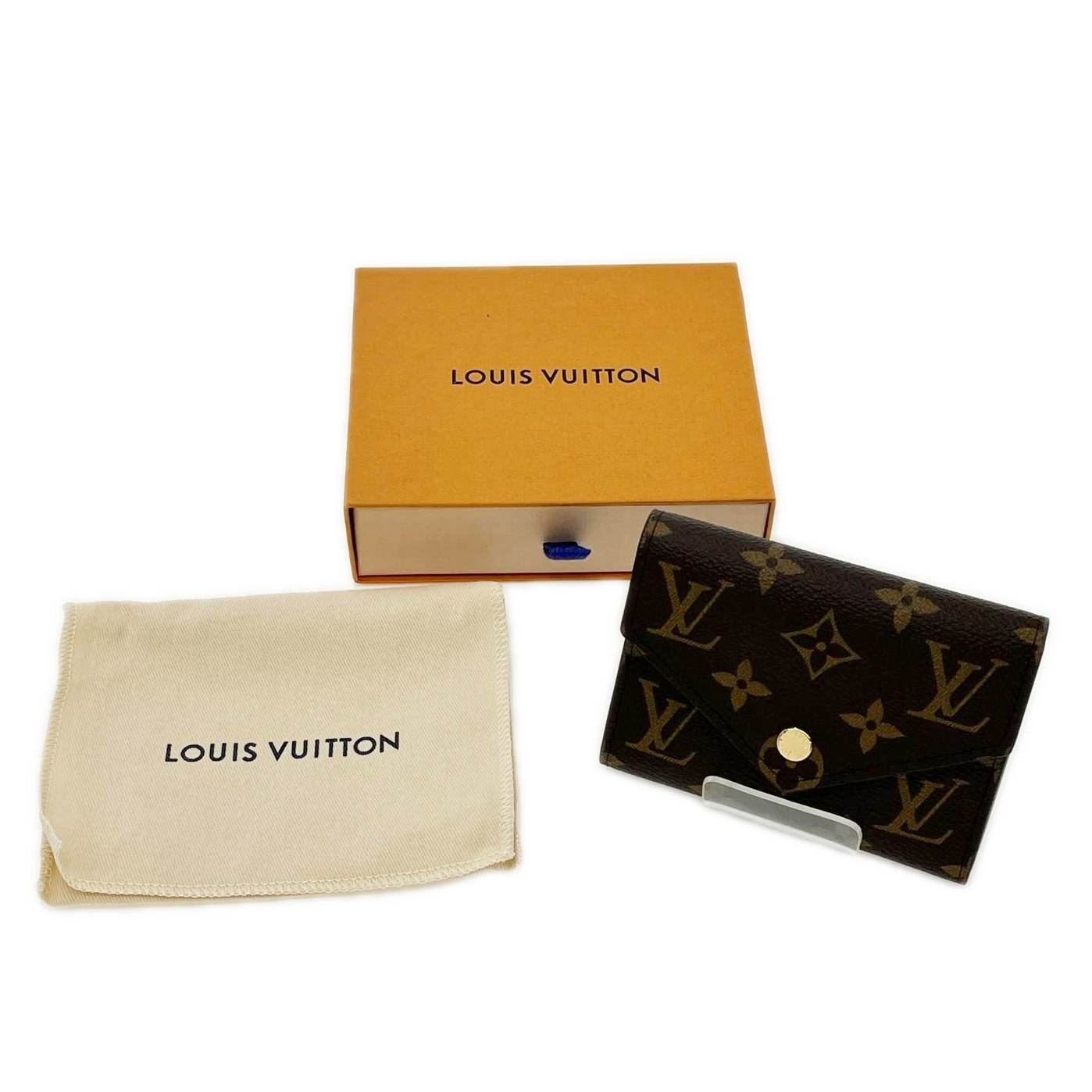 LOUIS VUITTON ルイヴィトン 三つ折り財布 モノグラム ポルトフォイユ・ヴィクトリーヌ  箱・布袋付 M41938