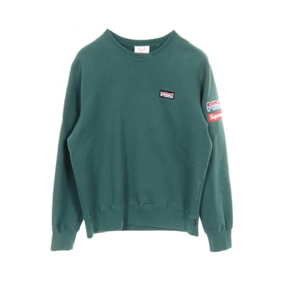 シュプリーム Supreme Supreme × Honda Fox Racing Crewneck Sweatshirt スウェット 衣料品 トップス コットン メンズ グリーン系 / マルチカラー 【中古】