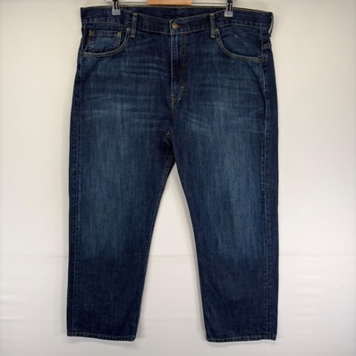 古着 リーバイス Levi's デニム パンツ 569 5ポケット 長ズボン 大きいサイズ ジーンズ ジーパン W38 L30 ブルー系 メンズ