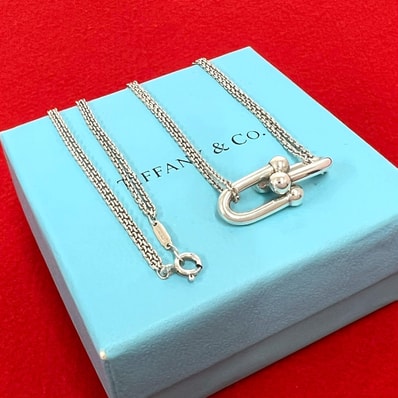 TIFFANY&Co. ティファニー ハードウェア ダブルリンク ネックレス シルバー925 ネックレス シルバー
36797
