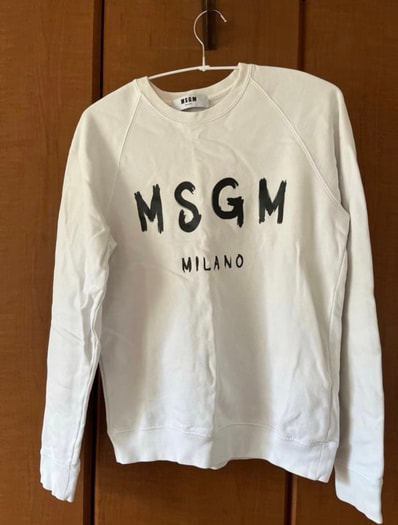 MSGMトレーナーホワイト