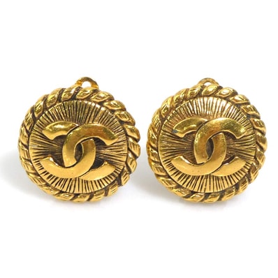 シャネル CHANEL イヤリング ココマーク メタル ゴールド レディース【中古】 e61734i