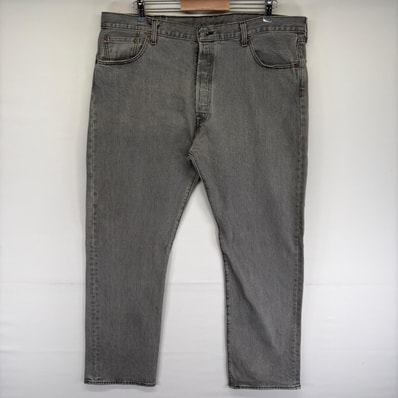 古着 リーバイス Levi's デニム パンツ 501 ボタンフライ ジーパン ストレート ブラックデニム ジーンズ w40 L32 ブラック系 メンズ