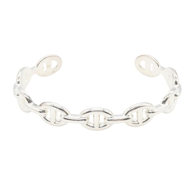 エルメス HERMES シェーヌダンクル アンシェネ バングル バングル アクセサリー シルバー925 レディース シルバー系 H109509B 【中古】