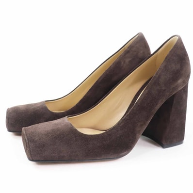 未使用品 ボッテガヴェネタ パンプス TOWER ブラウン レディース 38 692088