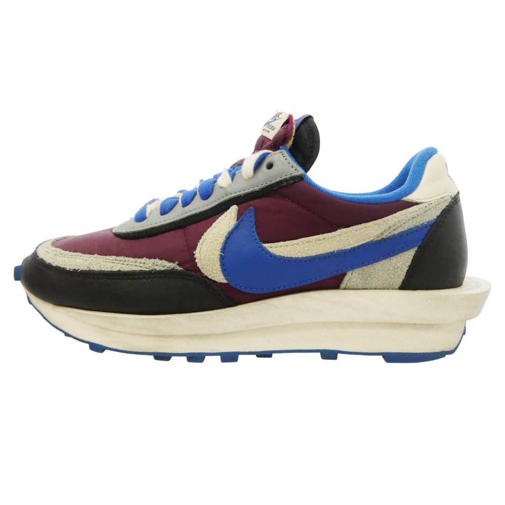 Sacai NIKE UNDERCOVER DJ4877-600 × NIKE × UNDERCOVER LD Waffle Night Maroon/Pale Ivory-Ground Grey-Team Royal LD スニーカー 27cm【中古】