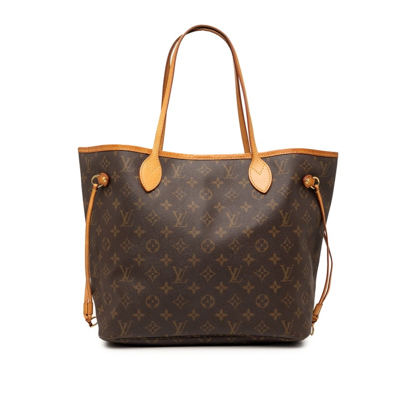 ルイ ヴィトン モノグラム ネヴァーフルMM ショルダーバッグ トートバッグ M40156 ブラウン PVC レザー レディース LOUIS VUITTON 【中古】