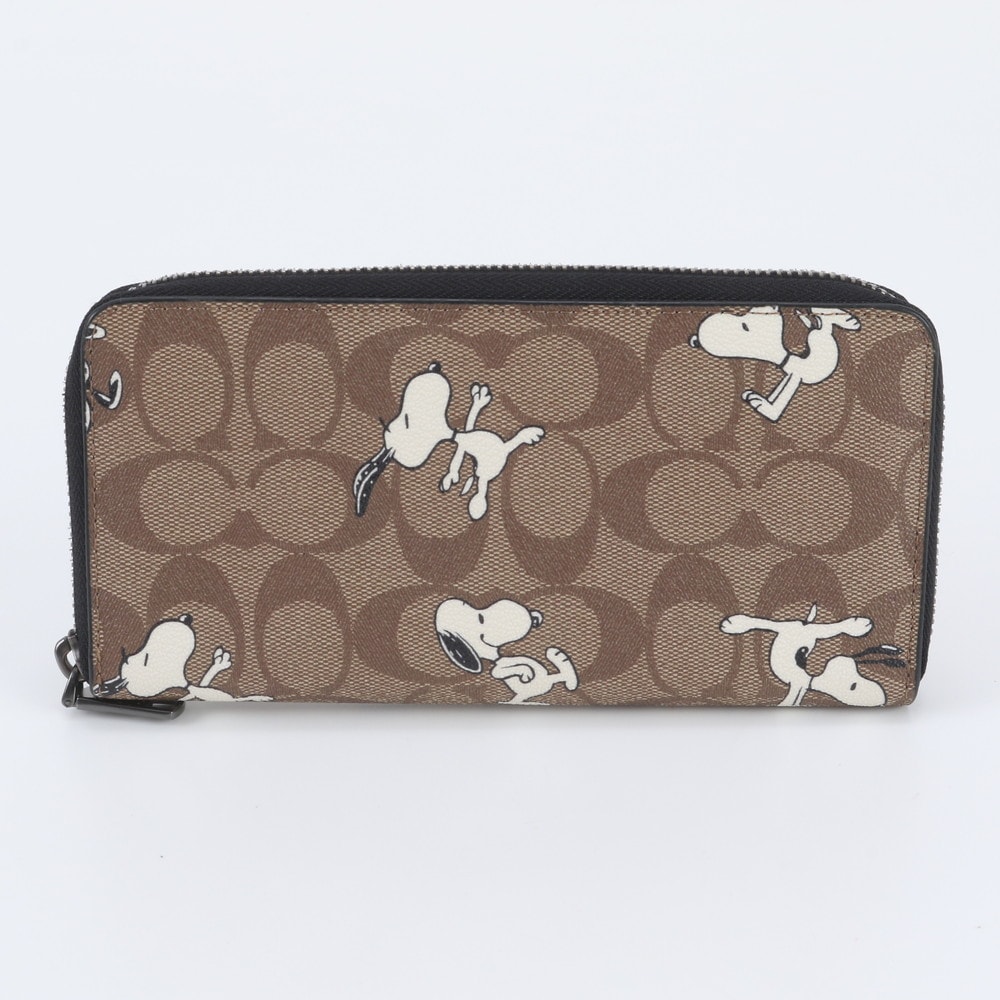 ■極美品 コーチ シグネチャースヌーピー C4227 長財布
