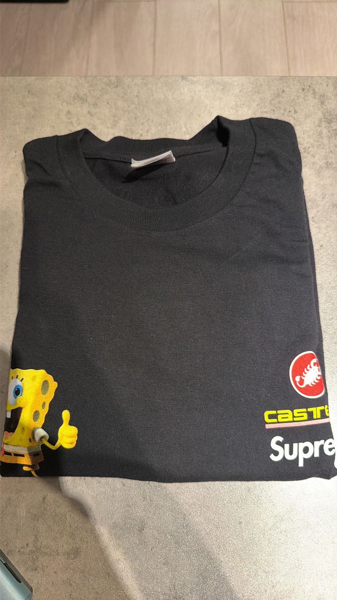 Supreme x SpongeBob Castelli Racing L/S Tee "Black"