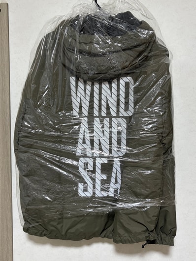 WIND AND SEA Warm Shell Pad Hoodie Jacket "Khaki"