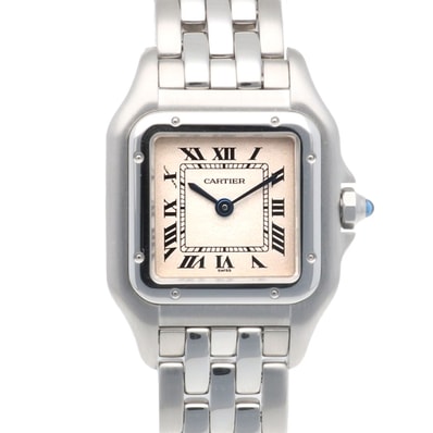 カルティエ パンテール SM 腕時計 時計 ステンレススチール 1320 クオーツ レディース 1年保証 CARTIER 中古