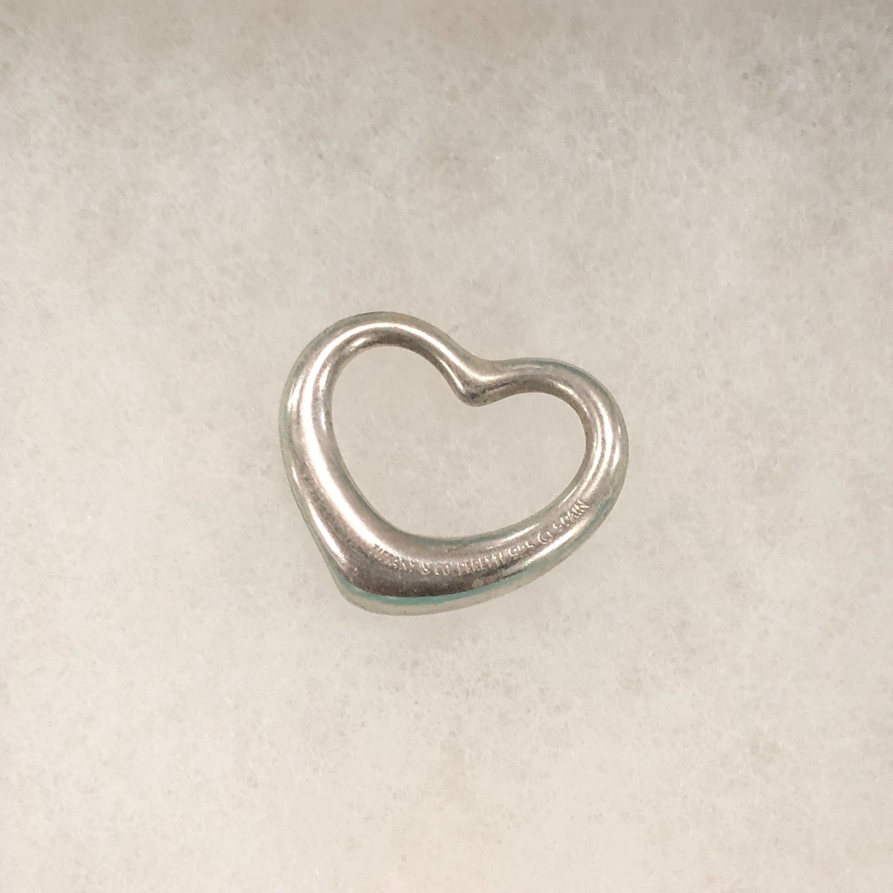 ティファニー オープンハート ペレッティ ペンダントトップ3.3g 