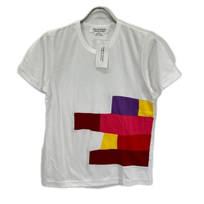 コムデギャルソンコムデギャルソン(コムコム) RH-T003-051-1-3 ホワイト Tシャツ M