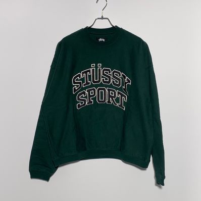 ステューシー スポーツ リラックスド オーバーサイズド クルー "パイン"