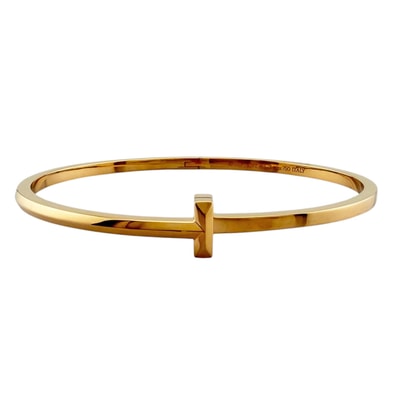ティファニー バングル 18金 K18ピンクゴールド レディース TIFFANY&Co. 中古