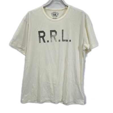 ダブルアールエル 782911450002 ホワイト クルーネック 半袖Tシャツ L