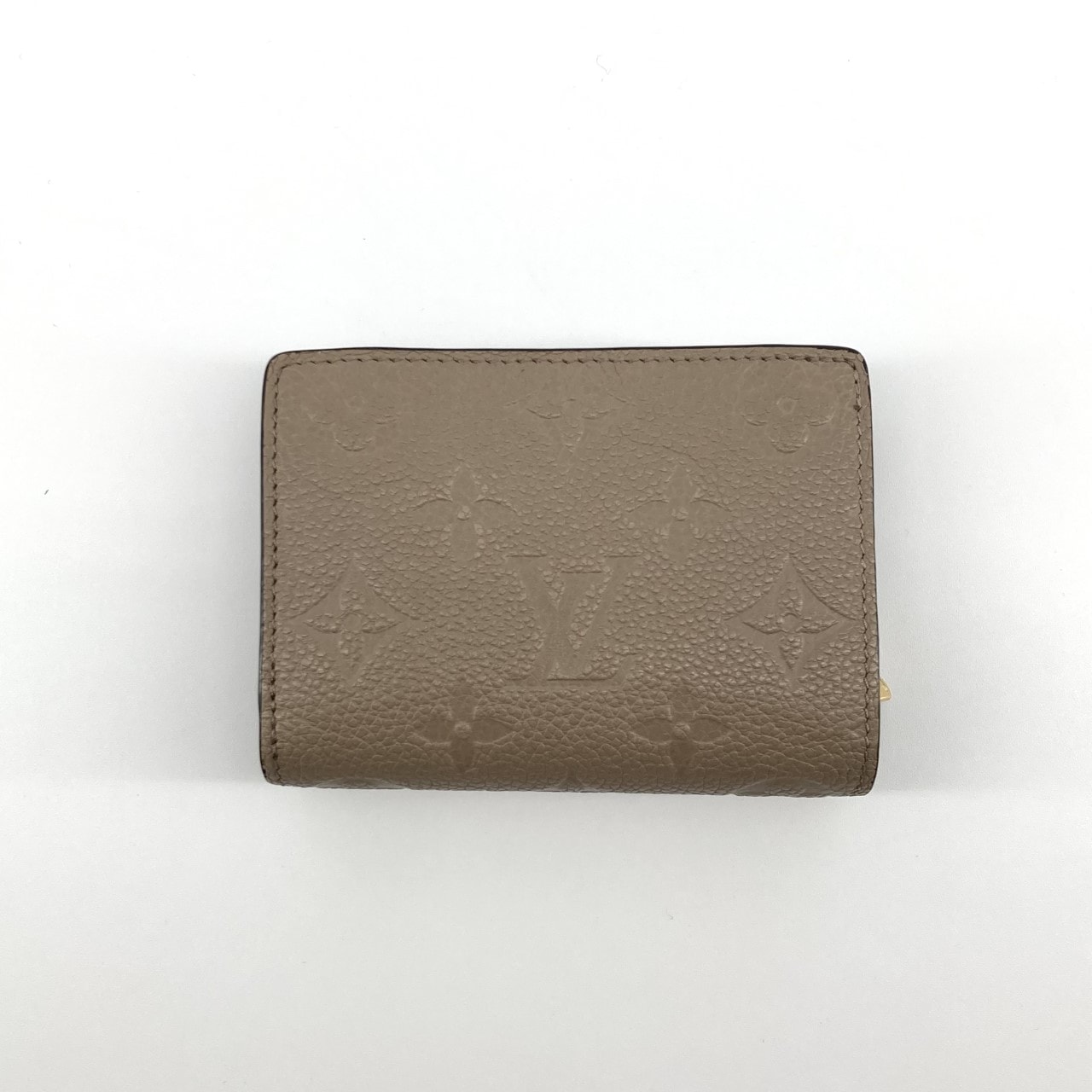 LOUIS VUITTON(ルイ・ヴィトン) ポルトフォイユ クレア モノグラム アンプラント レザー M80152 二つ折り財布 グレー×ゴールド