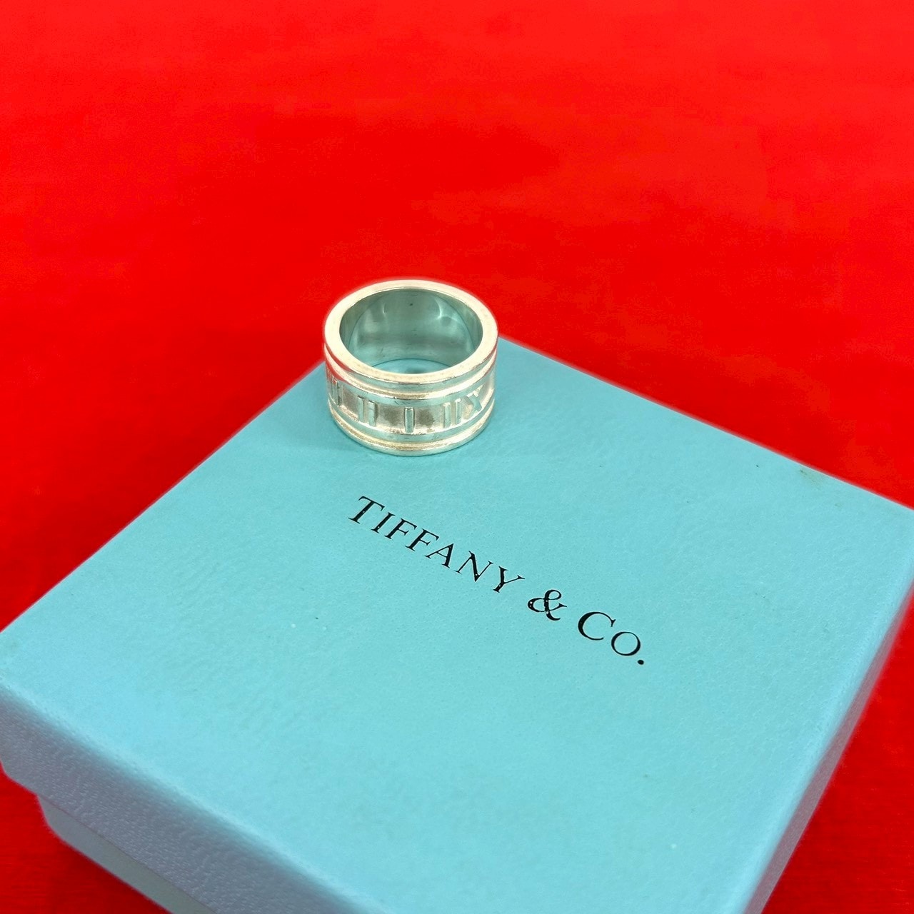 TIFFANY&Co. ティファニー アトラス シルバー925 リング・指輪 12号 シルバー
 -0408