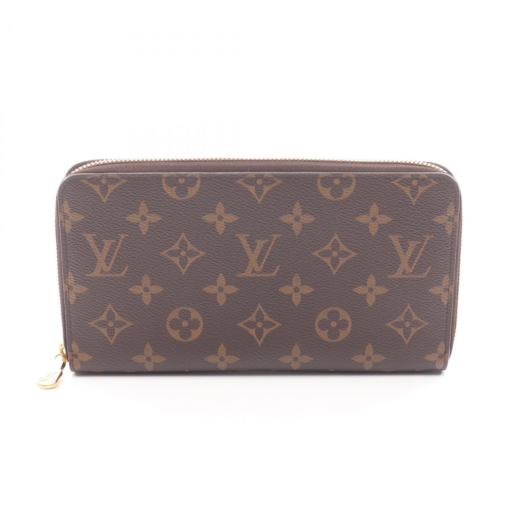 ルイ・ヴィトン LOUIS VUITTON ジッピー オーガナイザー モノグラム ラウンド長財布 財布 PVC メンズ レディース ブラウン系 M62581 【中古】