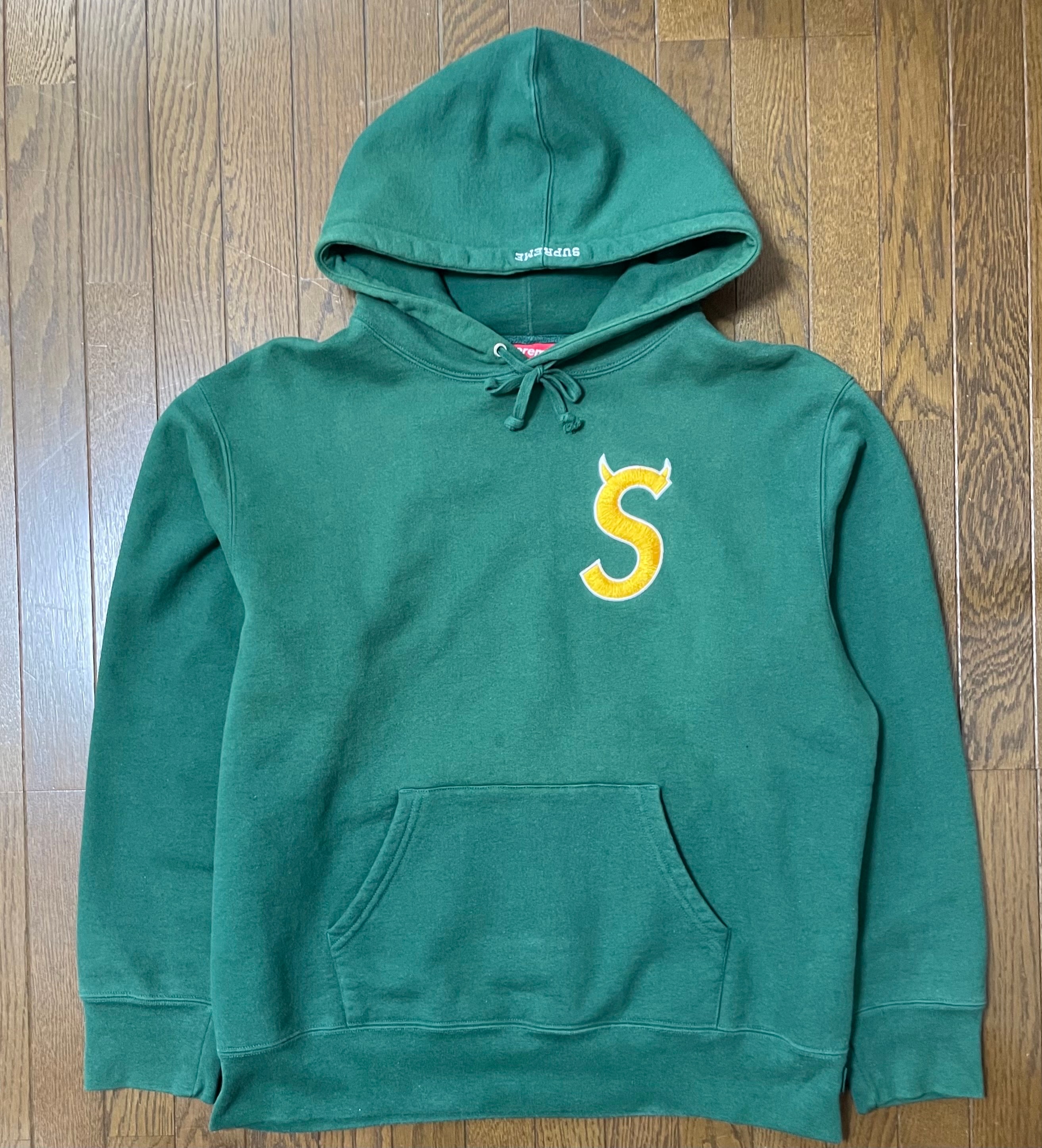 Supreme S Logo Hooded Sweatshirt "Dark Green" (22FW)