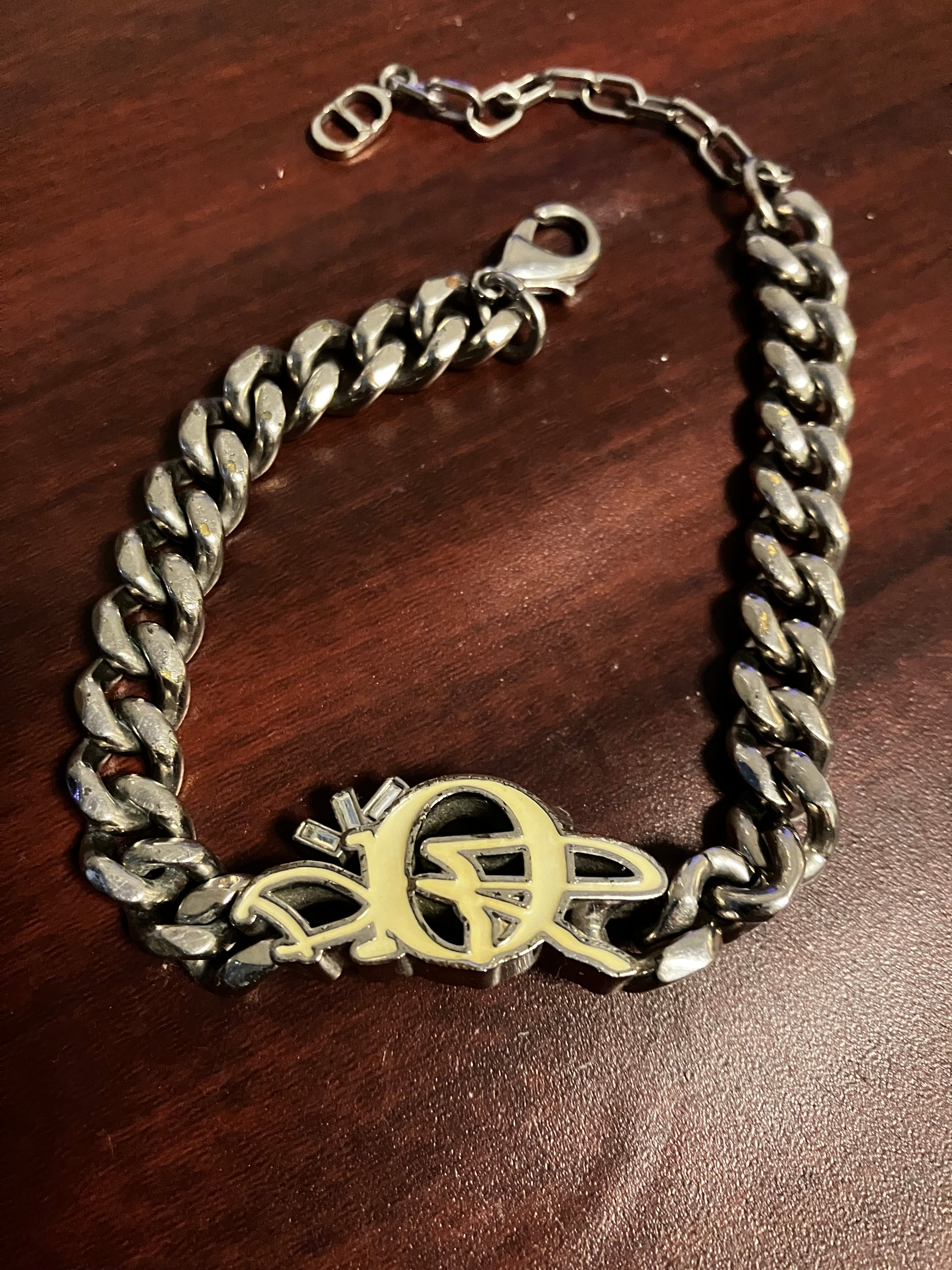 Dior x Cactus Jack Chain Link Bracelet "Silver"