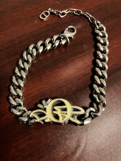 Dior x Cactus Jack Chain Link Bracelet "Silver"