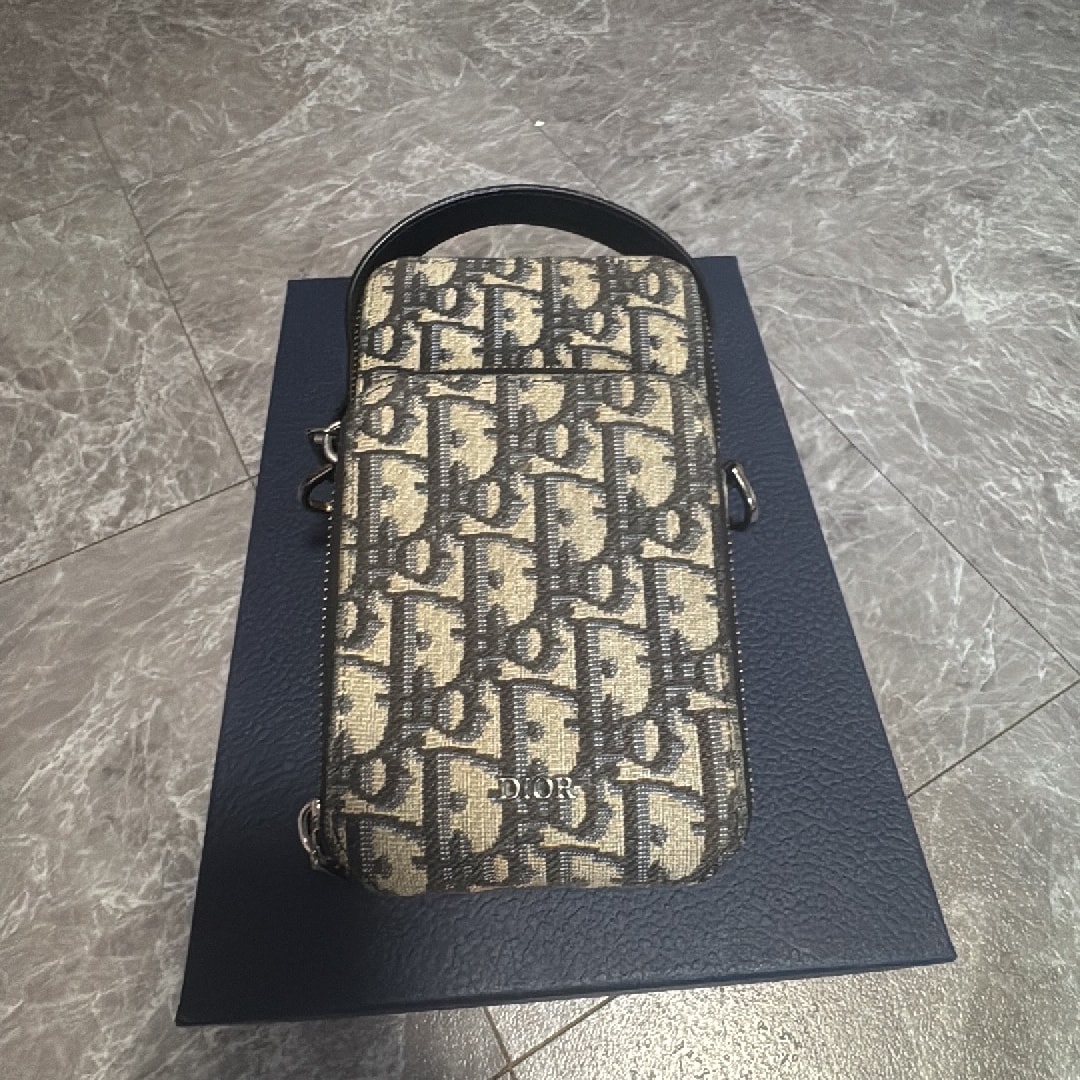 Dior Rider Microporch Dior Oblique Jacquard "Beige"