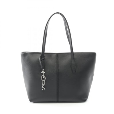 トッズ TOD'S ANQ トートバッグ バッグ レザー レディース ブラック系 XBWANQAA3ZORIAB999 【中古】