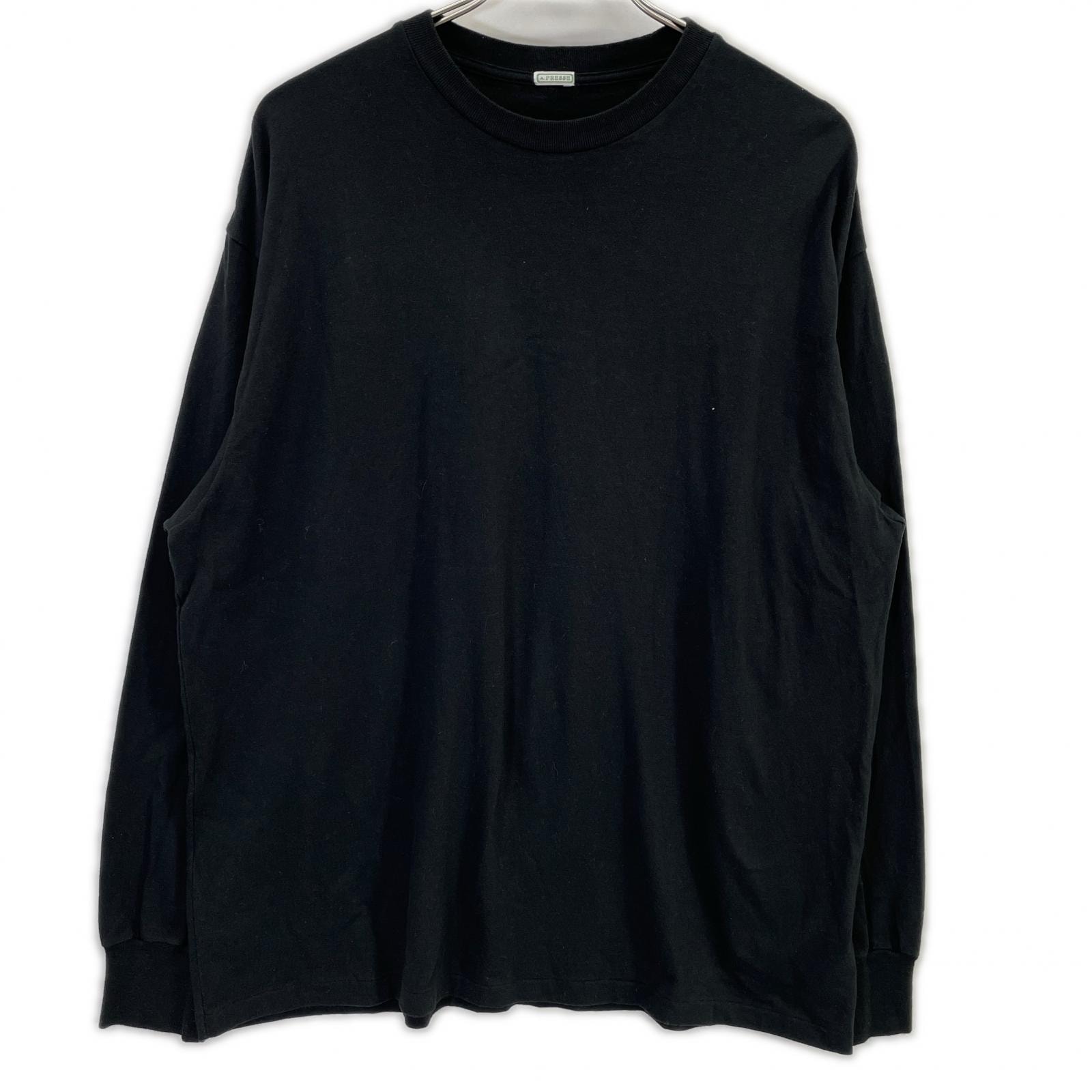 A.PRESSE Cashmere Blend L/S T-Shirt "Black"
